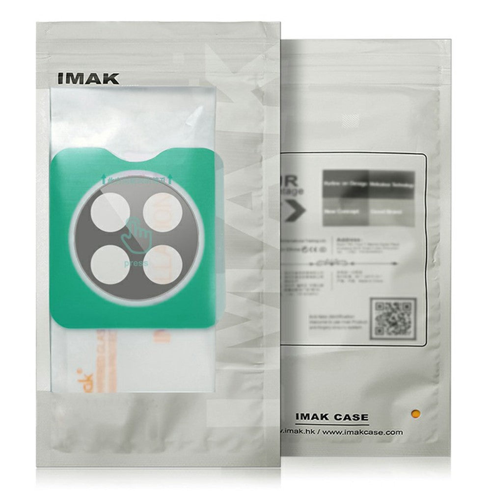 IMAK For Oppo Find X8 5G Tempered Glass Camera Lens Protector with Self-Positioning Frame (Black Version)