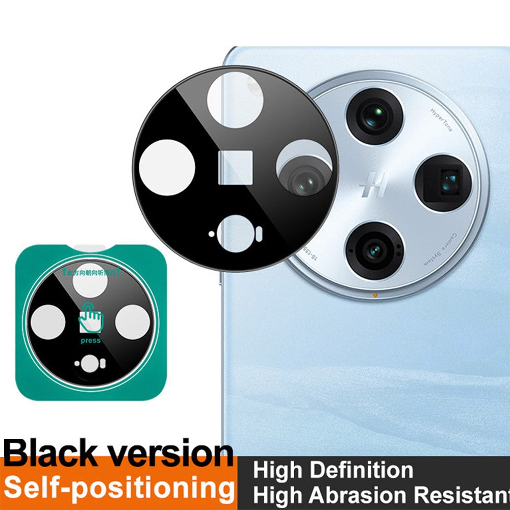 IMAK For Oppo Find X8 Pro 5G Tempered Glass Camera Lens Protector with Self-Positioning Frame (Black Version)