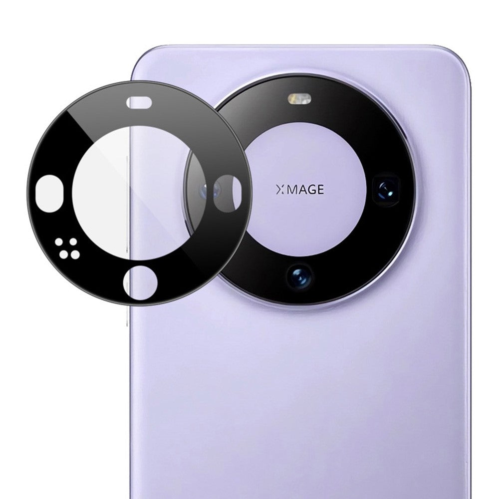 IMAK For Huawei Mate 60 Tempered Glass Camera Lens Protector with Self-Positioning Frame (Black Version)