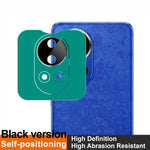 IMAK For Huawei nova 13 5G / nova 12 5G Tempered Glass Camera Lens Protector with Self-Positioning Frame (Black Version)