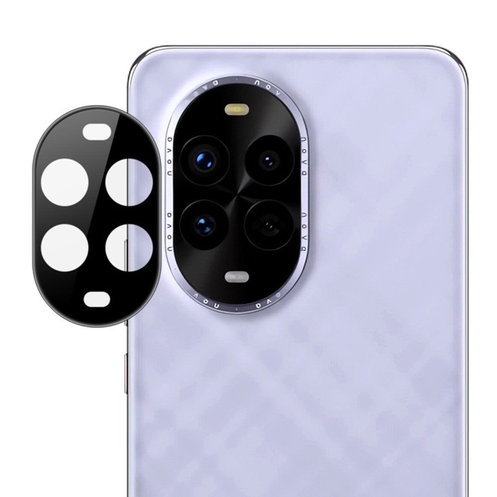IMAK För Huawei Nova 13 Pro 5G Härdat Glas Kameralinsskydd med Självpositionerande Ram (Svart Version)