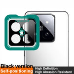 IMAK For Xiaomi 14 Pro Tempered Glass Camera Lens Protector with Self-Positioning Frame (Black Version)
