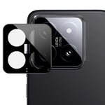 IMAK For Xiaomi 14 Tempered Glass Camera Lens Protector with Self-Positioning Frame (Black Version)
