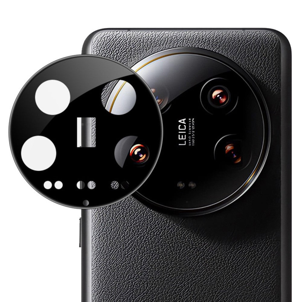 IMAK For Xiaomi 14 Ultra Tempered Glass Camera Lens Protector with Self-Positioning Frame (Black Version)