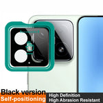 IMAK For Xiaomi 15 / 15 Custom Edition Tempered Glass Camera Lens Protector with Self-Positioning Frame (Black Version)