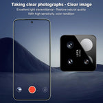 IMAK For Xiaomi 15 / 15 Custom Edition Tempered Glass Camera Lens Protector with Self-Positioning Frame (Black Version)