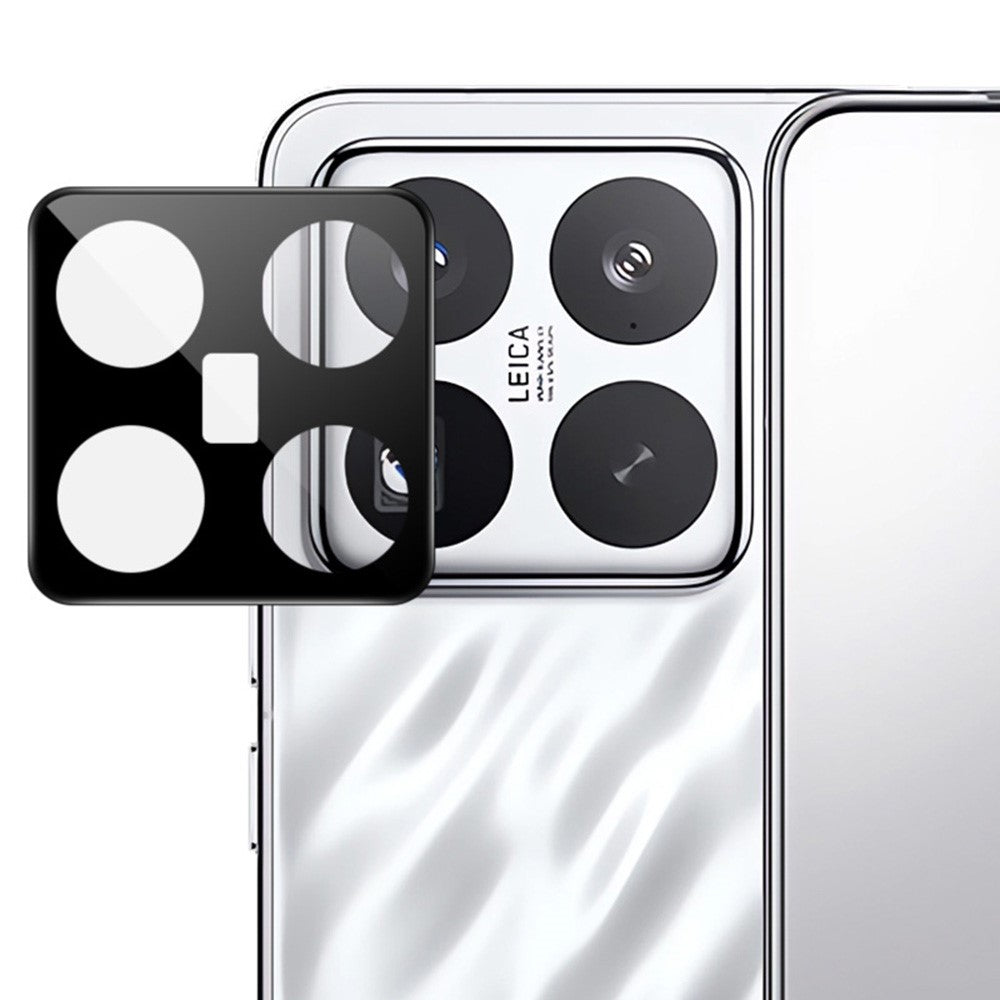 IMAK For Xiaomi 15S Pro / 15 Pro Tempered Glass Camera Lens Protector with Self-Positioning Frame (Black Version)
