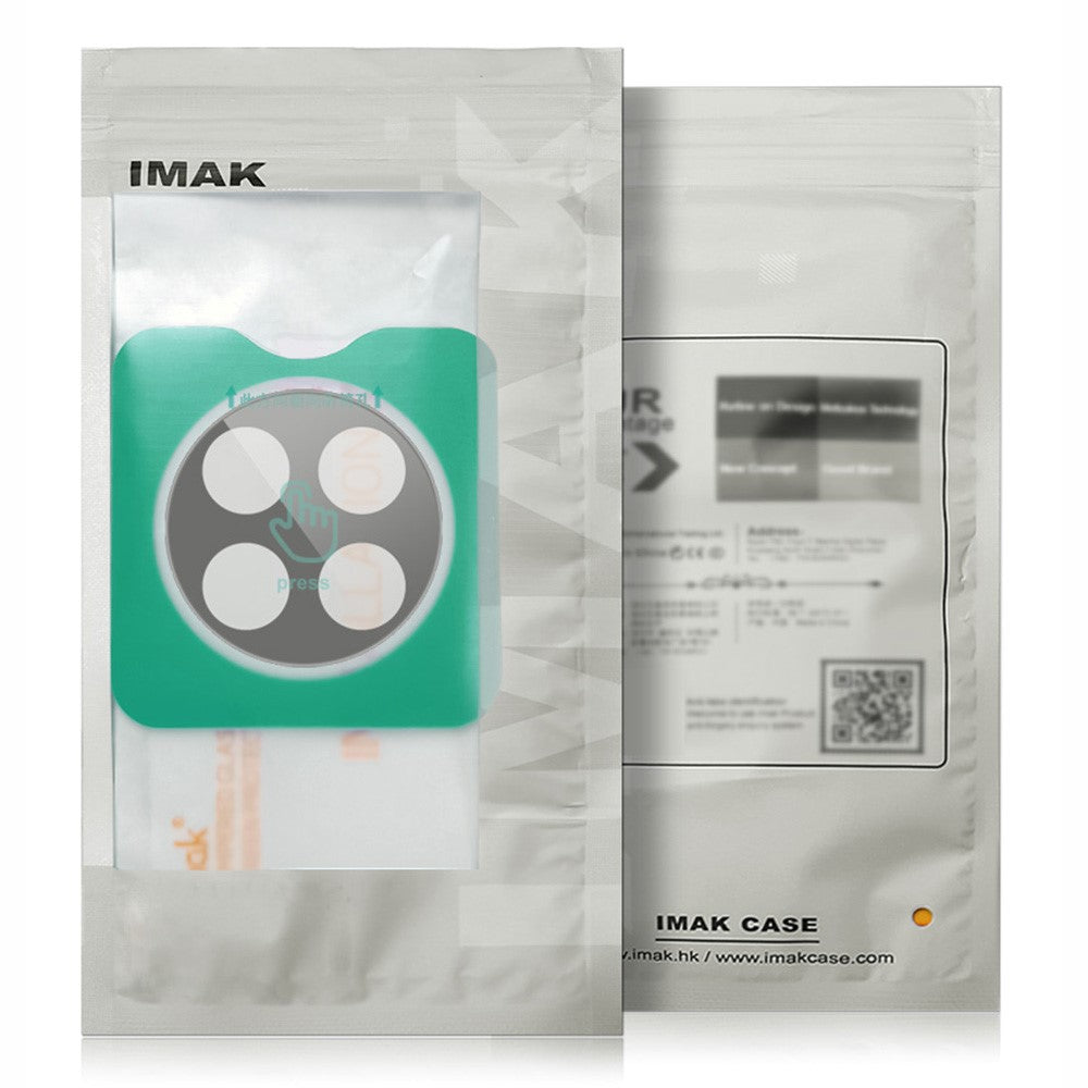 IMAK For Xiaomi 15S Pro / 15 Pro Tempered Glass Camera Lens Protector with Self-Positioning Frame (Black Version)