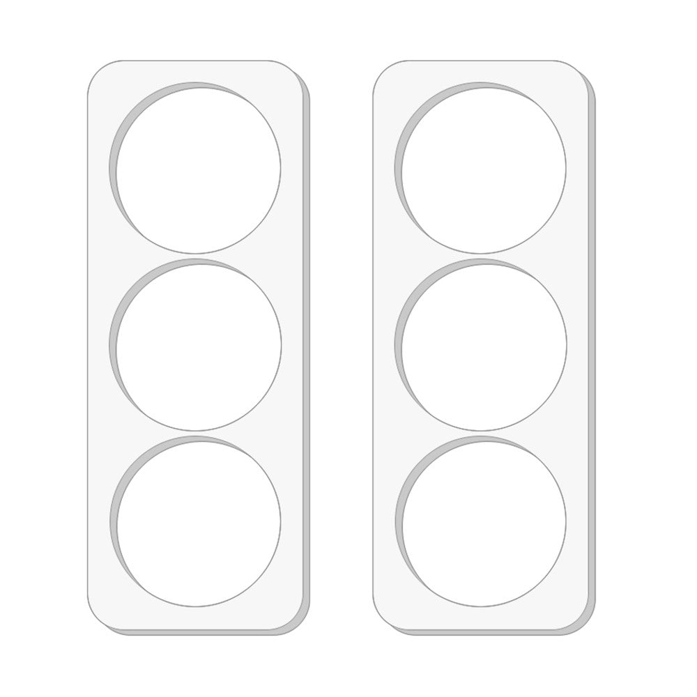 2 stk. til Samsung Galaxy Z Fold Speciel kameralinsebeskytter 3D buet kant Anti-ridse hærdet glaslinsefilm
