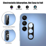For Samsung Galaxy A56 5G Camera Lens Protector Black Tempered Glass Lens Film