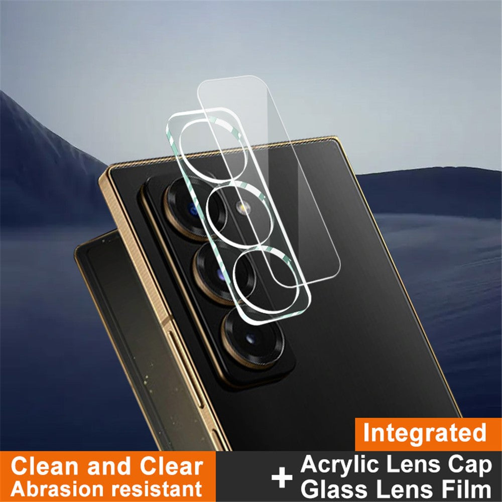 IMAK For Samsung Galaxy Z Fold Special / W25 5G Tempered Glass Camera Lens Protector + Acrylic Lens Cap