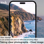 IMAK Anti-scratch Lens Protector for iPhone 14 Pro / 14 Pro Max, Tempered Glass Camera Lens Film + Acrylic Lens Cap