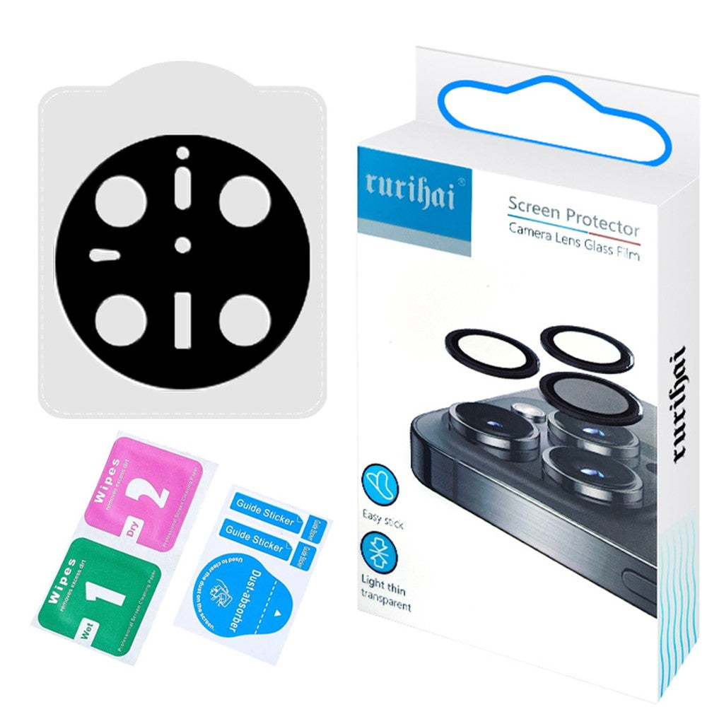 RURIHAI For Huawei Mate 70 Camera Lens Protector High Aluminium Silicon Glass Silk Printing Lens Film