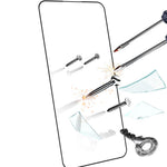 RURIHAI For Huawei Mate 70 High Aluminium-Silicon Glass Vacuum Electroplated Full Screen Protector