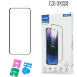 RURIHAI 10Pcs For Xiaomi 15 Full Glue Screen Protector High Aluminium Silicon Glass Film, Ultrasonic Fingerprint Unlock