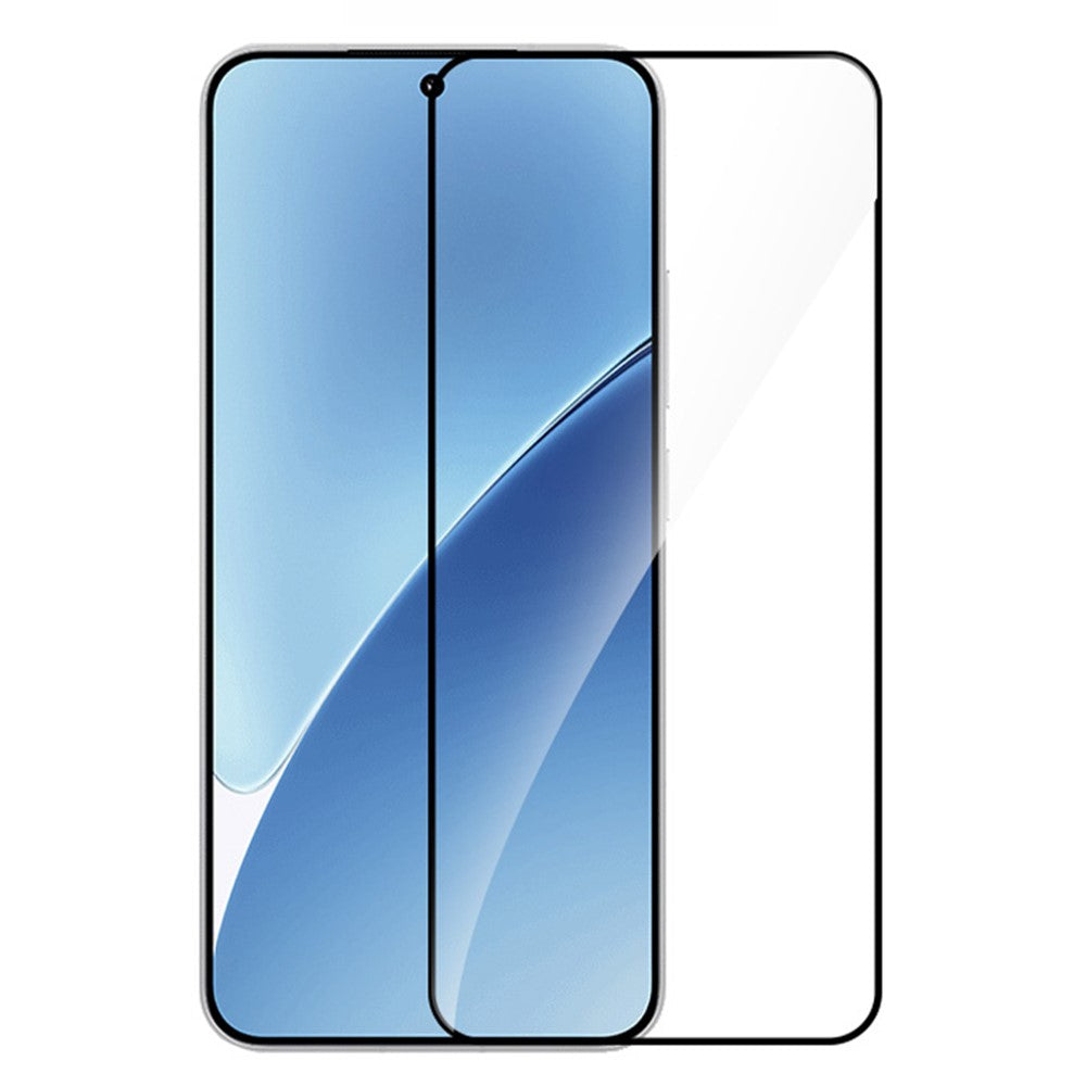 RURIHAI fuldklæbende skærmbeskyttelsesfilm til Xiaomi 15 i aluminium, silikone og glas med ultralydsbaseret fingeraftryksoplåsning