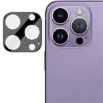 IMAK For iPhone 14 Pro / 14 Pro Max Tempered Glass Lens Film + Acrylic Lens Cap Anti-scratch Camera Lens Protector (Black Version)