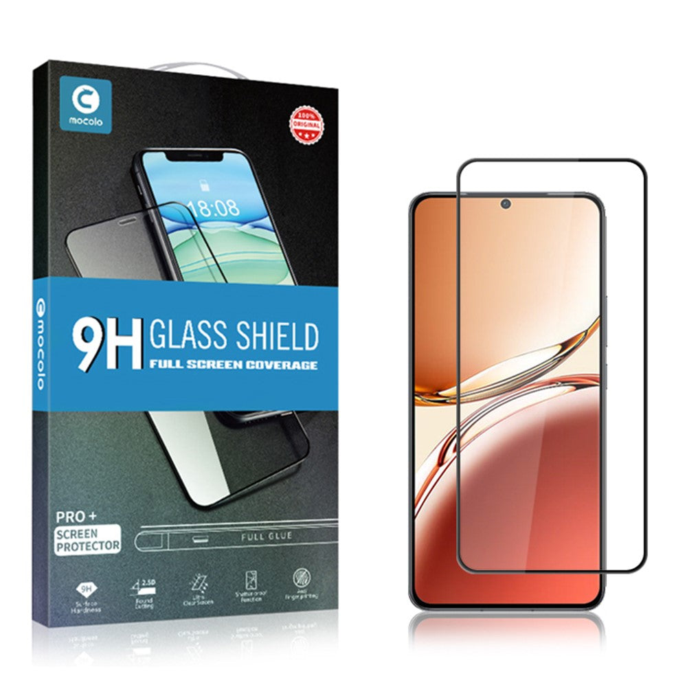 MOCOLO För Oppo Reno12 F 4G / 5G Skärmskydd Anti-splitter Silk Print Härdat Glas Film