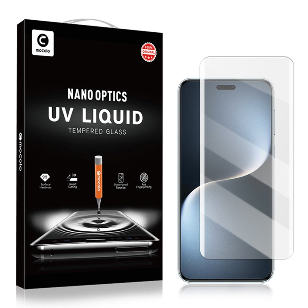 MOCOLO For Honor Magic7 Pro 5G Screen Protector Tempered Glass UV Liquid Film 3D Curved Full Coverage