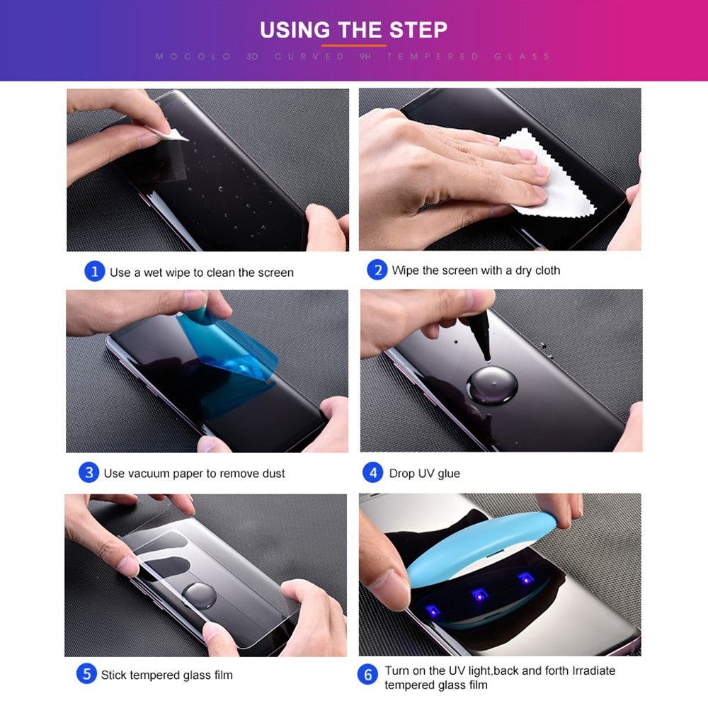 MOCOLO For Huawei nova 13 Pro 5G Screen Protector Tempered Glass UV Liquid Film 3D Curved Full Coverage