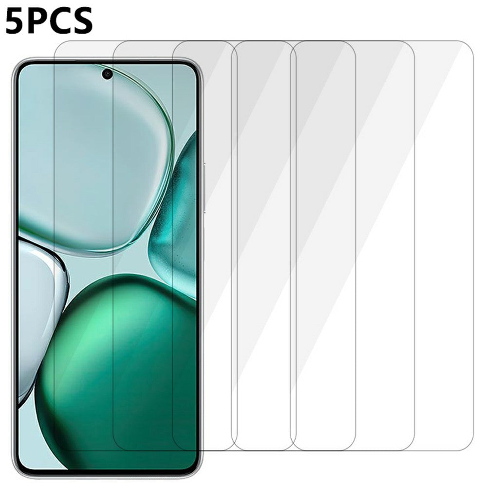 5Pcs For Honor X9c Smart 5G Screen Protector 0.3mm 2.5D Tempered Glass Clear Film