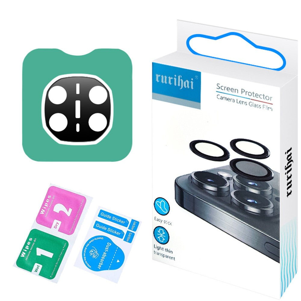 RURIHAI For Huawei Mate X6 Camera Lens Protector High Aluminium Silicon Glass Lens Film with Positioning Frame