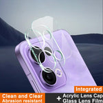 IMAK For Oppo Reno13 5G (Global) Tempered Glass Camera Lens Protector + Acrylic Lens Cap