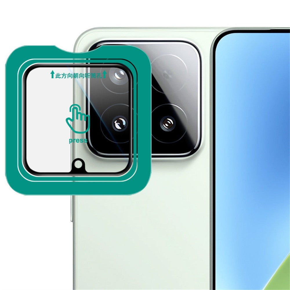 IMAK For Xiaomi 15 / 15 Custom Edition Camera Lens Protector Tempered Glass Lens Film with Self Positioning Frame