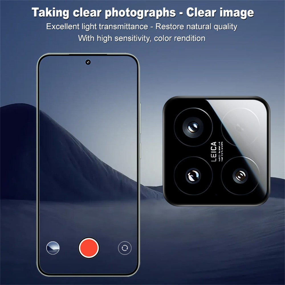 IMAK For Xiaomi 15 / 15 Custom Edition Camera Lens Protector Tempered Glass Lens Film with Self Positioning Frame