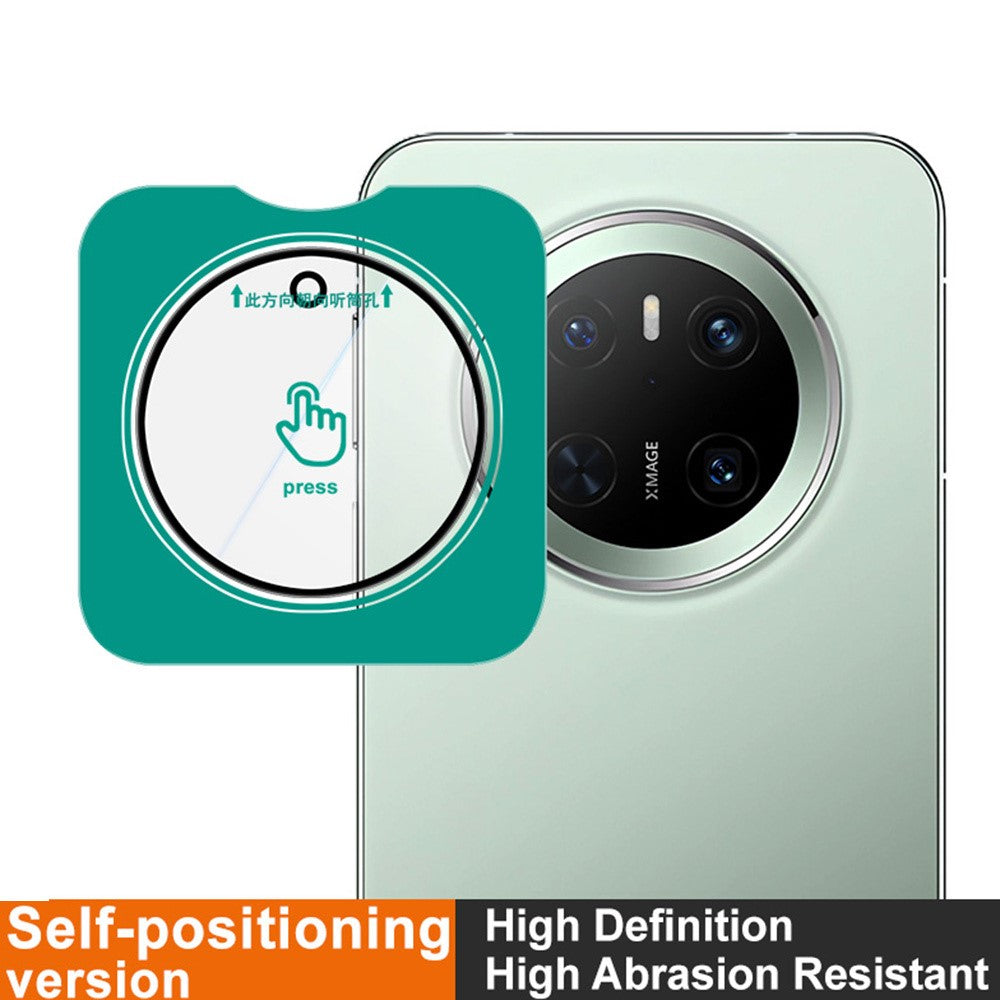 IMAK For Huawei Mate 70 Camera Lens Protector Tempered Glass Lens Film with Self Positioning Frame
