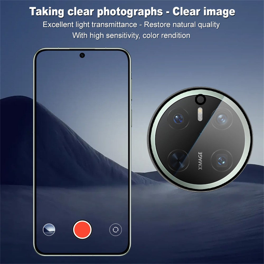 IMAK For Huawei Mate 70 Camera Lens Protector Tempered Glass Lens Film with Self Positioning Frame