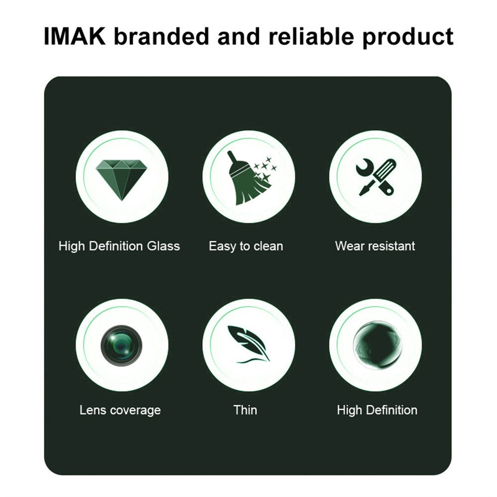IMAK For Huawei Mate 70 Pro+ / Mate 70 Pro Camera Lens Protector Tempered Glass Lens Film with Self Positioning Frame