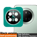 IMAK For Huawei Mate 70 Tempered Glass Camera Lens Protector with Self Positioning Frame (Black Version)