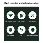 IMAK For Huawei Mate 70 Tempered Glass Camera Lens Protector with Self Positioning Frame (Black Version)