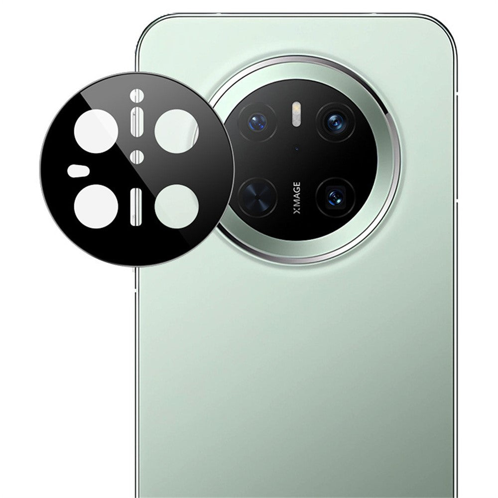 IMAK For Huawei Mate 70 Tempered Glass Camera Lens Protector with Self Positioning Frame (Black Version)