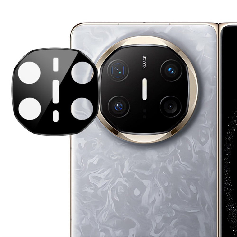 IMAK For Huawei Mate X6 Tempered Glass Camera Lens Protector with Self Positioning Frame (Black Version)