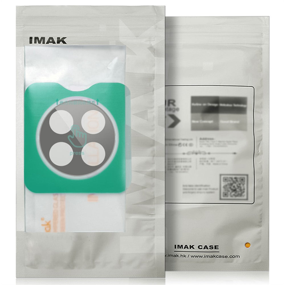IMAK For Huawei Mate X6 Tempered Glass Camera Lens Protector with Self Positioning Frame (Black Version)