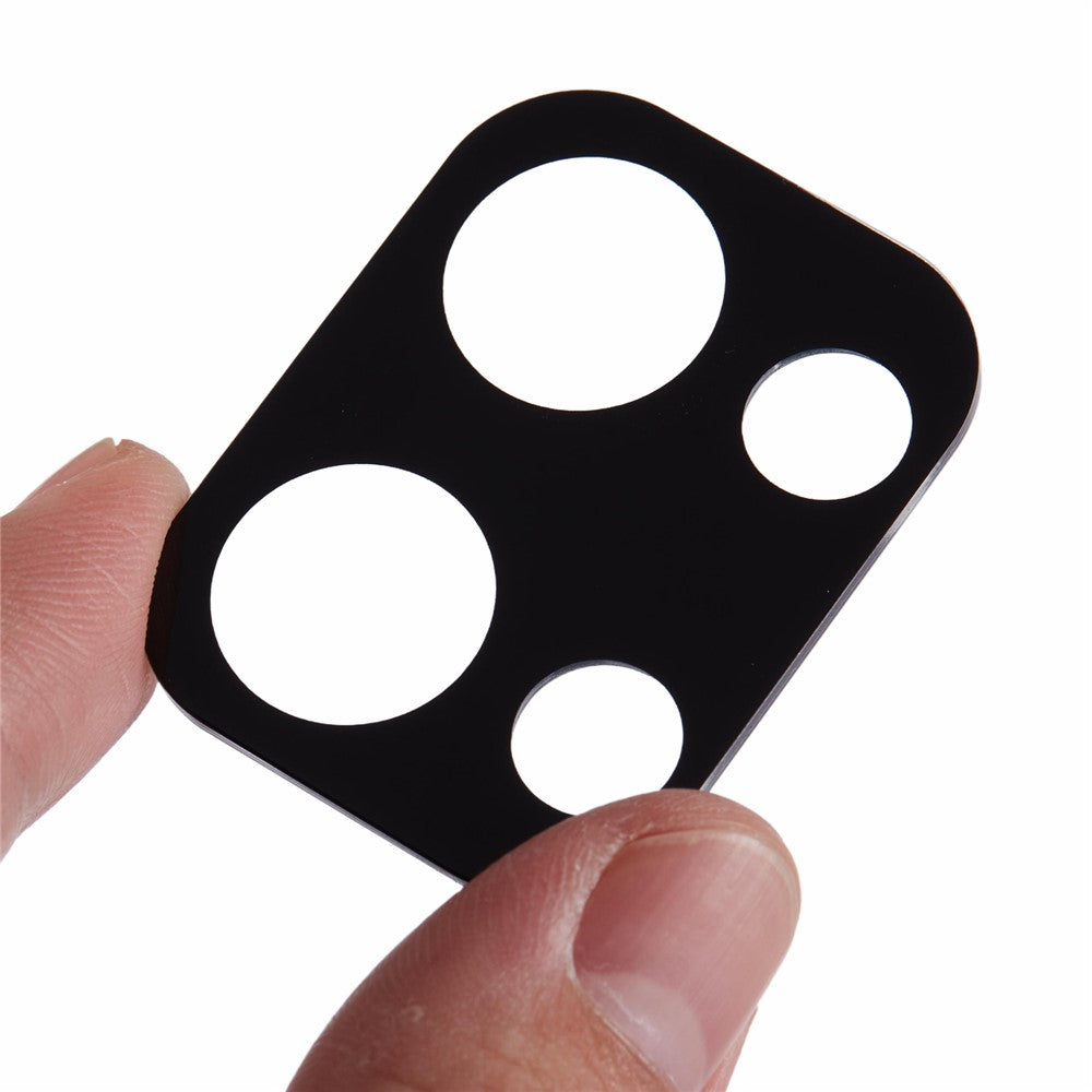 For Oppo Reno13 5G (Global) Tempered Glass Lens Protector Black Silk Printing Camera Lens Film