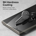 For Samsung Galaxy S25+ Tempered Glass HD Clear Screen Protector with Automatic Dust Removal Tool