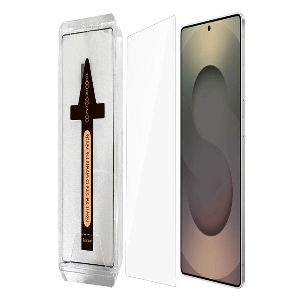 For Samsung Galaxy S25 Ultra Tempered Glass HD Clear Screen Protector with Automatic Dust Removal Tool