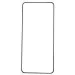 For Oppo Reno13 5G (Global) Tempered Glass Electroplating Anti-Fingerprint Silk Printing Full Glue Screen Protector