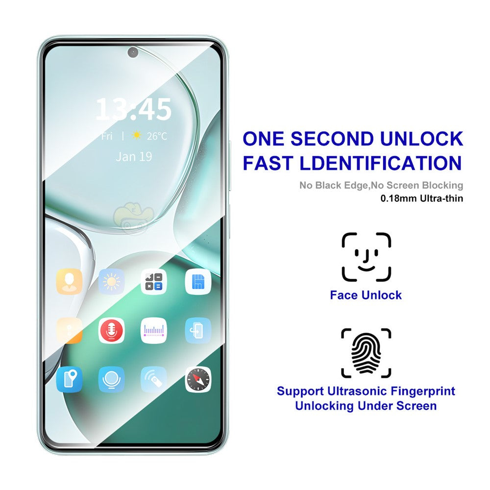 ENKAY HAT PRINCE For Xiaomi Poco F7 Ultra 5G / F7 Pro 5G / Redmi K80 Pro 5G / K80 5G 2Pcs Screen Protector   Silk Print Tempered Glass Fingerprint Unlock