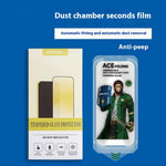 ESHMILY til iPhone 11 Pro Max / XS Max Skærmbeskytter 2.5D High Aluminium-Silicon Glass Anti Spy Film med nemt installationsværktøj