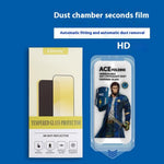 ESHMILY til iPhone 11 Pro Max / XS Max Skærmbeskytter 2.5D Højt Aluminium-Silicium Glas Klar Film med Nemt Installationsværktøj