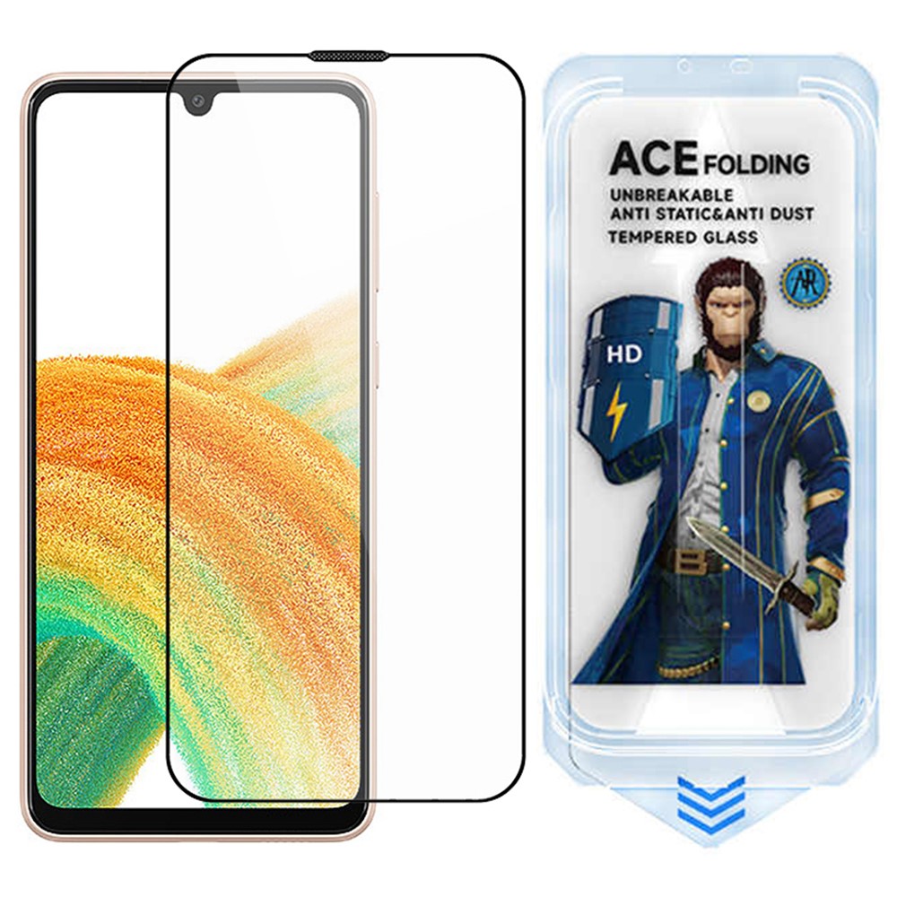 ESHMILY Screen Protector for Samsung Galaxy A33 5G / A32 4G (EU Version) / A31 / A22 4G (EU Version), High Aluminium-Silicon Glass Clear Film