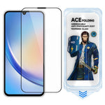 ESHMILY Til Samsung Galaxy A34 5G / M34 5G Skærmbeskytter 2.5D Højt Aluminium-Siliciumglas Klar Film med Nem Installationsværktøj