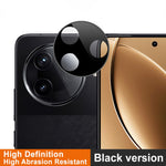 IMAK For Xiaomi Poco F7 Pro 5G / Redmi K80 5G Camera Lens Protector Tempered Glass HD Clear Lens Film (Black Version)