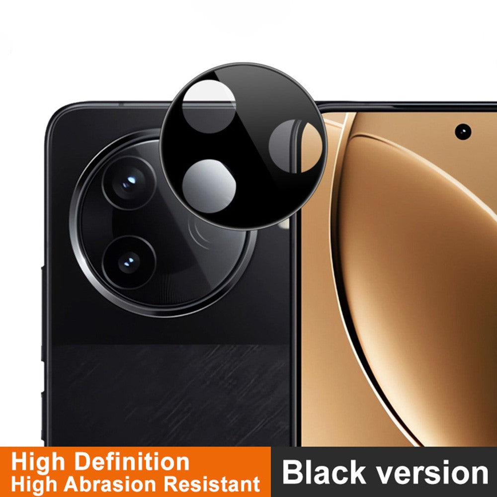 IMAK For Xiaomi Poco F7 Pro 5G / Redmi K80 5G Camera Lens Protector Tempered Glass HD Clear Lens Film (Black Version)