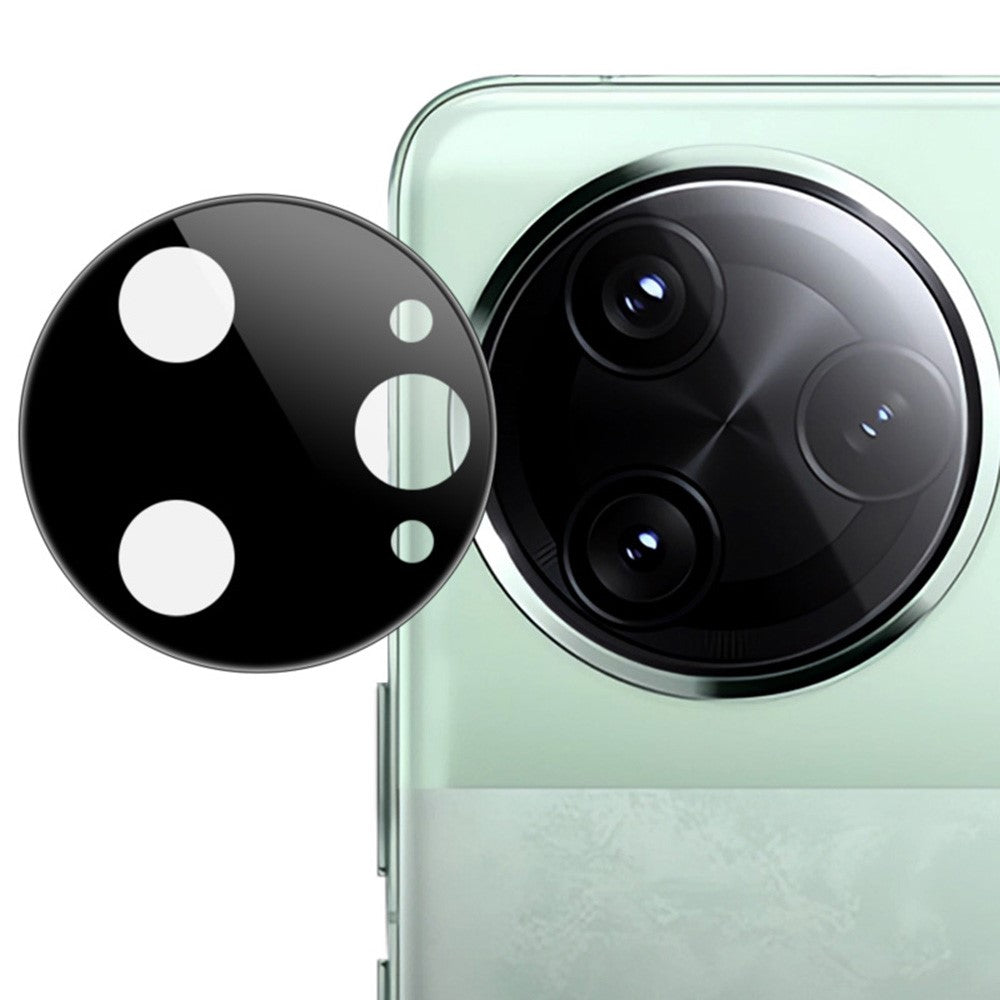 IMAK For Xiaomi Poco F7 Ultra 5G / Redmi K80 Pro 5G / K80 Pro Champion Edition Camera Lens Protector Tempered Glass HD Clear Lens Film (Black Version)