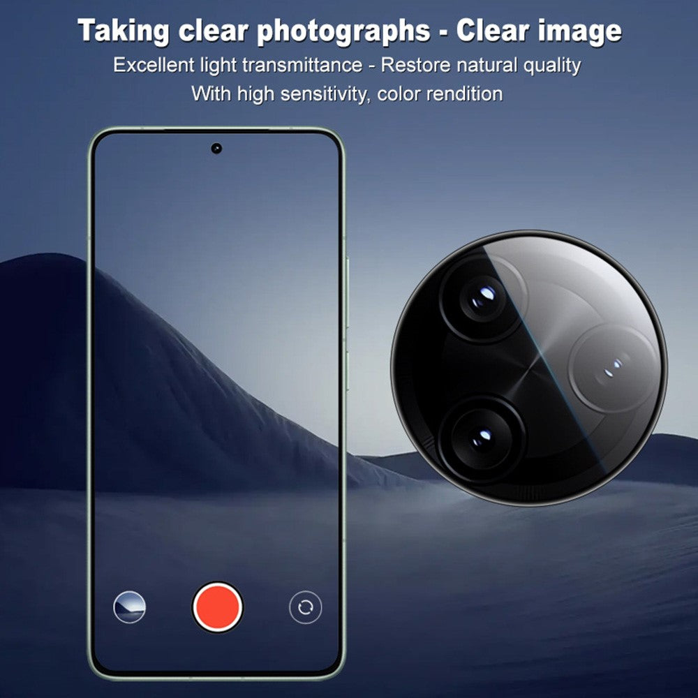 IMAK For Xiaomi Poco F7 Ultra 5G / Redmi K80 Pro 5G / K80 Pro Champion Edition Camera Lens Protector Tempered Glass with Frame